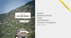 Desktop Screenshot of ebnerhof.it